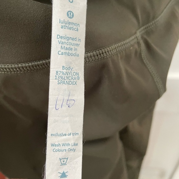 Forest Green Lululemon Leggings - Picture 10 of 10